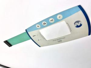China Instrument Adhesive Membrane Membrane Button With LED Light factory