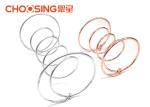 Galvanized 9 Gauge Furniture Coil Springs , Upholstery Strap Springs Edge Wire