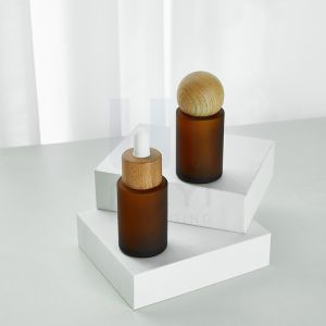 China Glass Dropper Transparent Glass Dropper Bottles Featuring Customized Box Options Suitable for Oils Serums and Skincare Products on sale