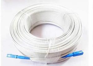 China Outdoor White SC G657a Butterfly Cable For FTTB factory