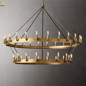 China Gold E14 Creative Simple Home Round Droplight Modern Pendant Light factory