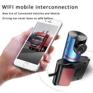 China Hidden Taxi Surveillance Camera Supports GPS WiFi Connectivity Car Dashcam factory