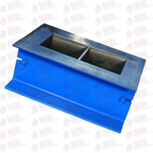China Standard AASHTO T23 Concrete Testing Machine Steel Grout Cube Moulds 2 Gang 11Kg factory