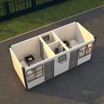 6*3M Modular Wooden Tiny House Container Casa Manufacturers Residence Turkey