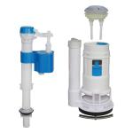 Flush Valve Fill Valve Push Button 3" Outlet Dual Flush Toilet Repair Parts From