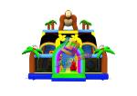Waterproof PVC Animal Cartoon Inflatable Play Park For Child Environmental