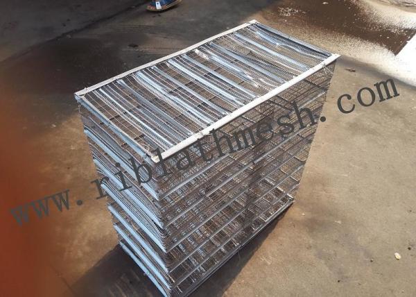 Galvanized Metal Rib Lath Box 0.3-0.4mm Thickness Silver Color Building