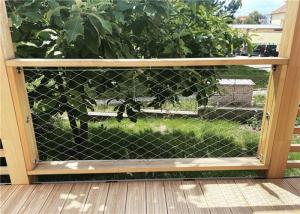 China 1.5mm 316l Balustrade Cable Mesh Flexible Infill 50mm Galvanised Wire Netting factory