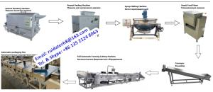 China Peanut Brittle Production Line/ Peanut Candy Bar Machine factory