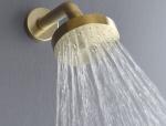 OEM Brushed Golden Concealed Rain Shower Faucets