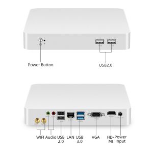 Single LAN Mini PC With Intel N5095A Processor And DDR4 RAM Up To 16G For Home