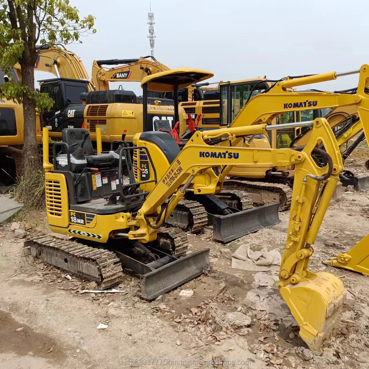 2ton Operating Weight Komatsu PC18MR Mini Used Excavator Original Hydraulic Valve
