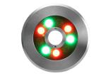 Color Changing Submersible Underwater LED Fountain Light 24V 30 Degree IP68