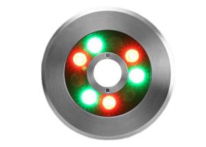 China Color Changing Submersible Underwater LED Fountain Light 24V 30 Degree IP68 factory