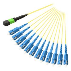 China UPC Simplex Single Mode SM Breakout MPO Patch Cord factory