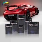 Nontoxic Heatproof Brilliant Red Car Paint Fade Resistant Top Coat Automotive