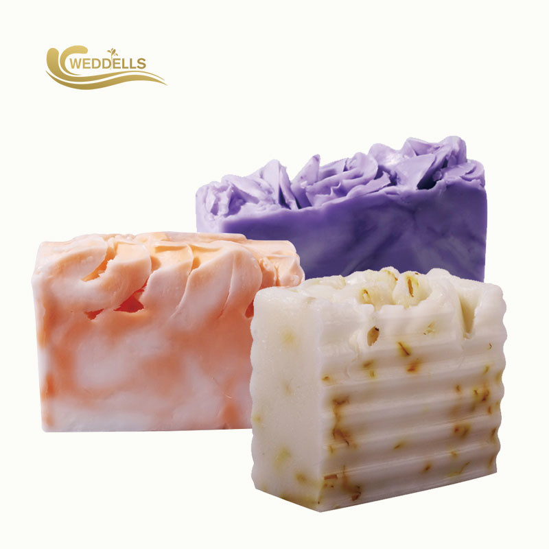 Private Label Natural Body Soap Bar / Bath Sponge Cleaning Soap Bar Square Shape