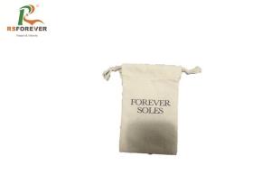 China Small Canvas Drawstring Cotton Canvas Bags Embroidering Printed For Jewelry factory
