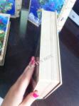 Book Shaped Various Gift Tin Box Storage Doulbe Sides For Toys