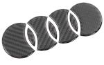 Audi A6L Interior Modified Carbon Fiber Decorative Stickers UV Glossy