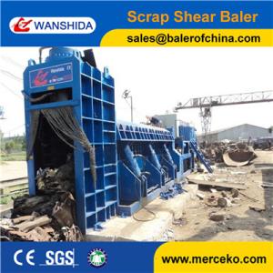 China High efficiency Scrap Car Bodies Shear Baler Logger For Light Scrap Metal 3m Press Room for sale factory