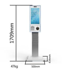 China 21.5 Inch Self Ordering Restaurant System Cashless Self Order Pos System factory