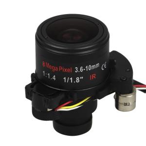 China High Resolution Motorized Zoom Lens 8.0 Megapixel 3.6-10 MM F1.5 1/1.8&quot; factory