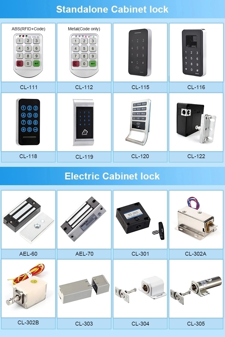 Electronic Gym Club Touch Inductive Password Fingerprint Cabinet Locks