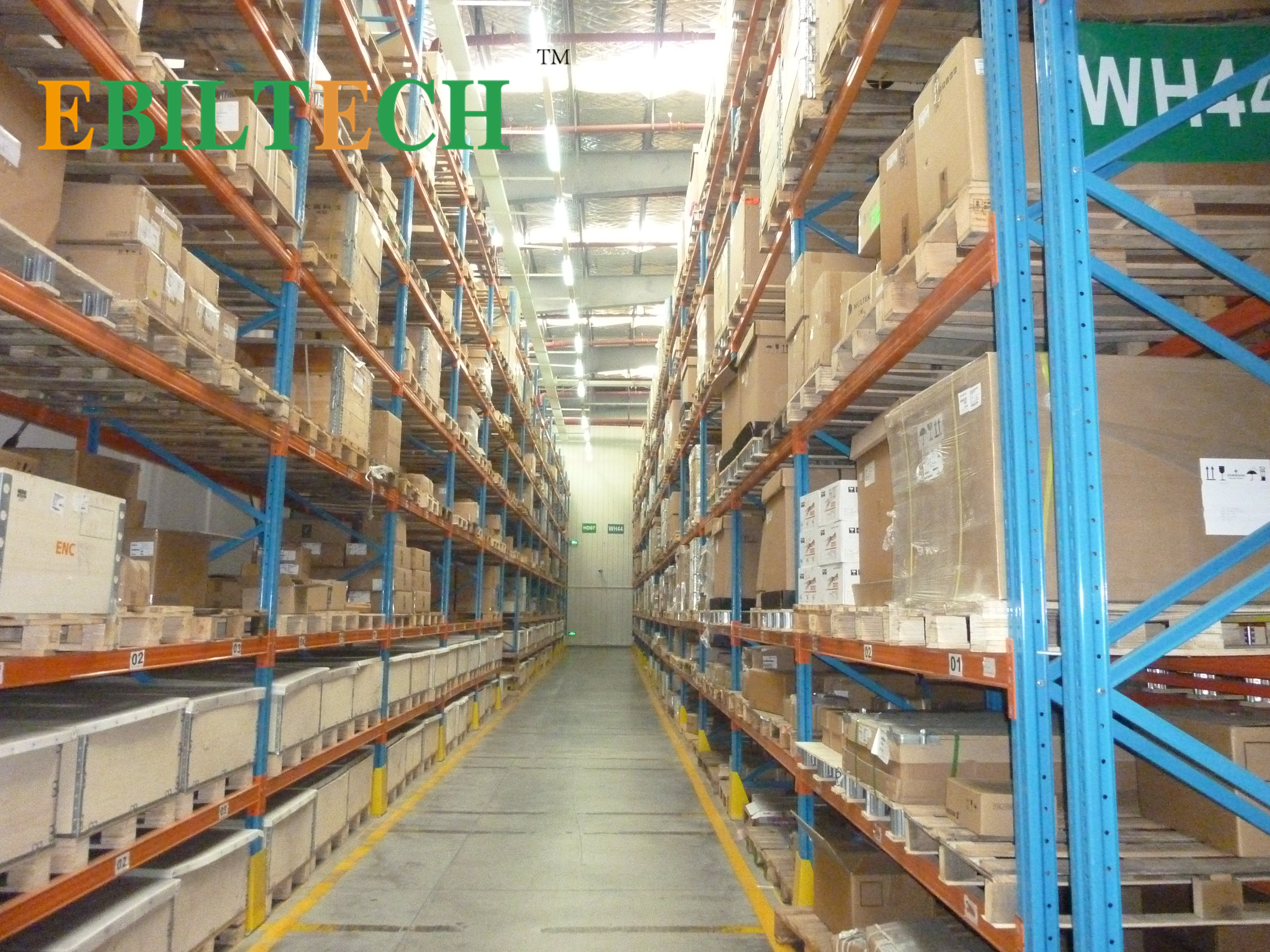 Utility Easy Automated Warehouse Racking System , Warehouse Pallet Rack Shelving