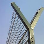 green power coated Dia 500mm BTO-22 Razor Barbed Wire Airport Security Fence 1.8