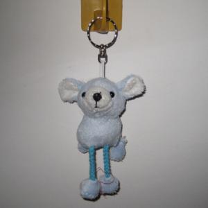 China promotional stuffed plush mice toys keyring factory