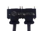 Black 26 Pin Camera Cable MDR 26 Pin Male To MDR 26 Pin For Camera Link