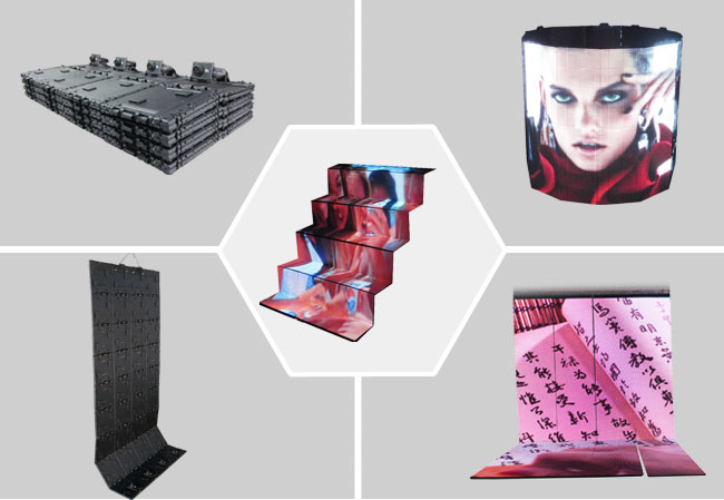 3528 SMD LED Screen Panels IP43 , P5.2 Indoor Full Color LED Display CE ROHS Certificated
