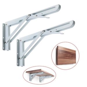 Wall Mounted Metal Shelf Brackets with Welding Process and Protective Coating