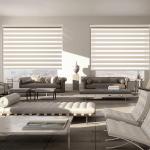 Children Safety Cordless Curtain Blinds Dual Layer Zebra Curtain Shades