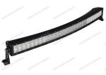 Cambered Black / White LED Light Bar Bar Arch Bent With Alu Firm Bracket