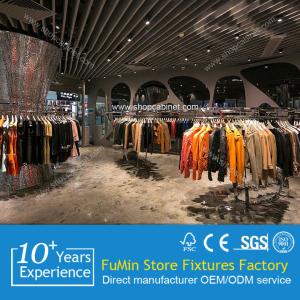 China clothes shop furniture clothing display shelf factory