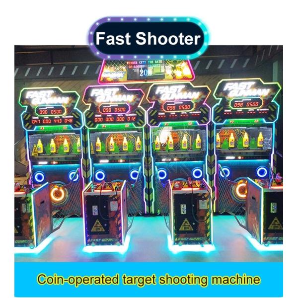Indoor Coin Operated Video Shooting Equipment Fast Shooter Arcade Game Machine
