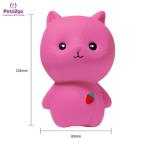 Interactive 112x74mm Latex Cat Playing Ball