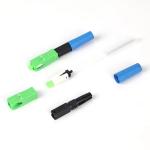 ISO9001 70~106Kpa Fiber Optic Fast Connector / PVC FC Optical Connector