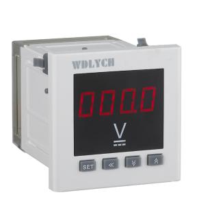 China WD-2UD Plug In Digital Panel Voltmeter 120mm Single Phase High Voltage on sale