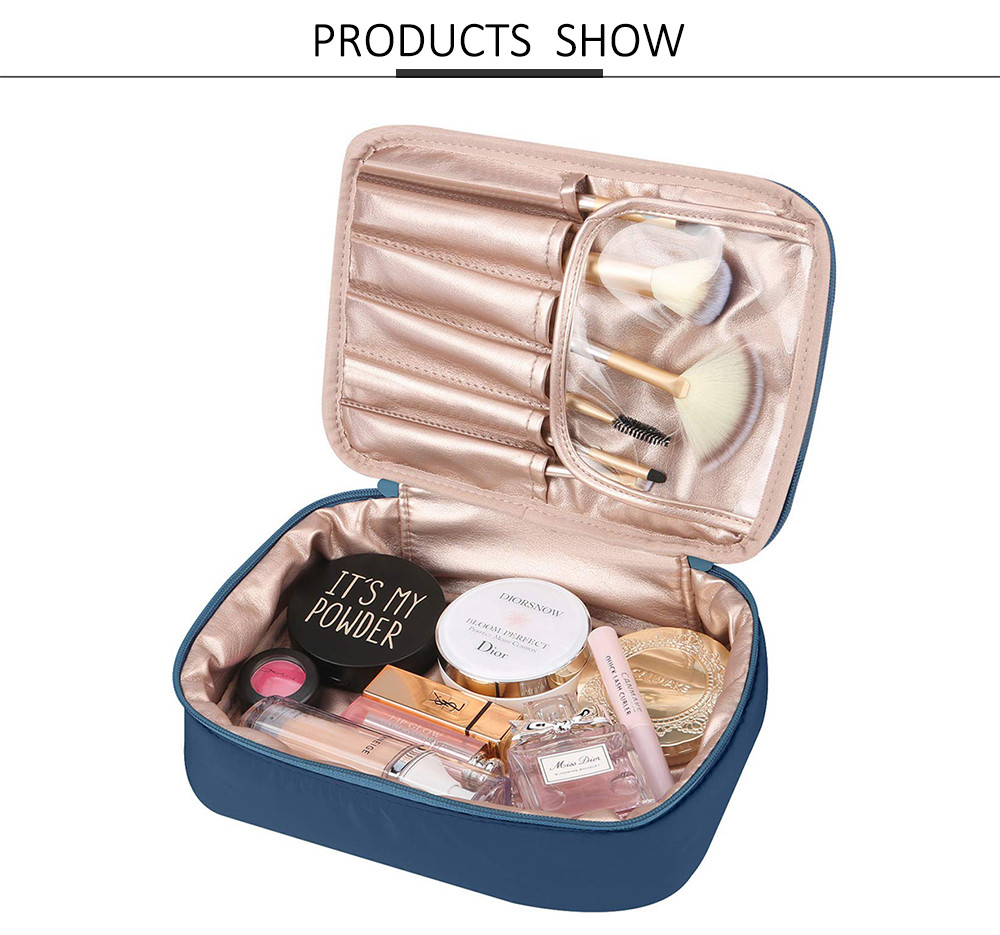 Multifunction Polyester Portable Toiletry Bag For Women