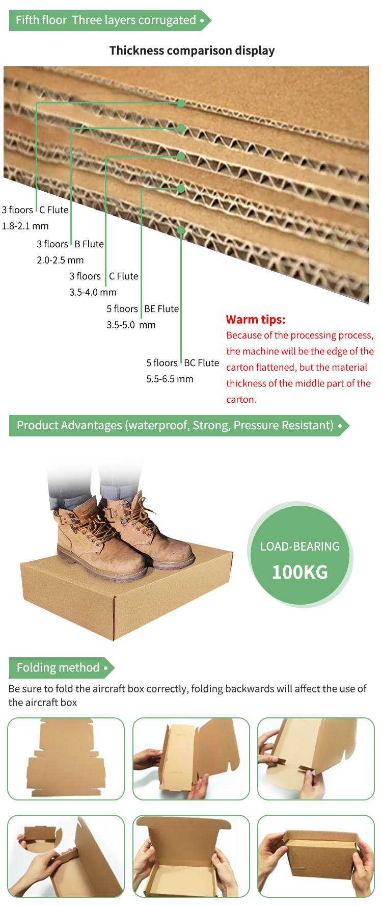 Customized Waterproof Boots Gift Carton Sneakers Storage Boxes Custom Corrugated Kraft Paper Shoe Shipping Packaging