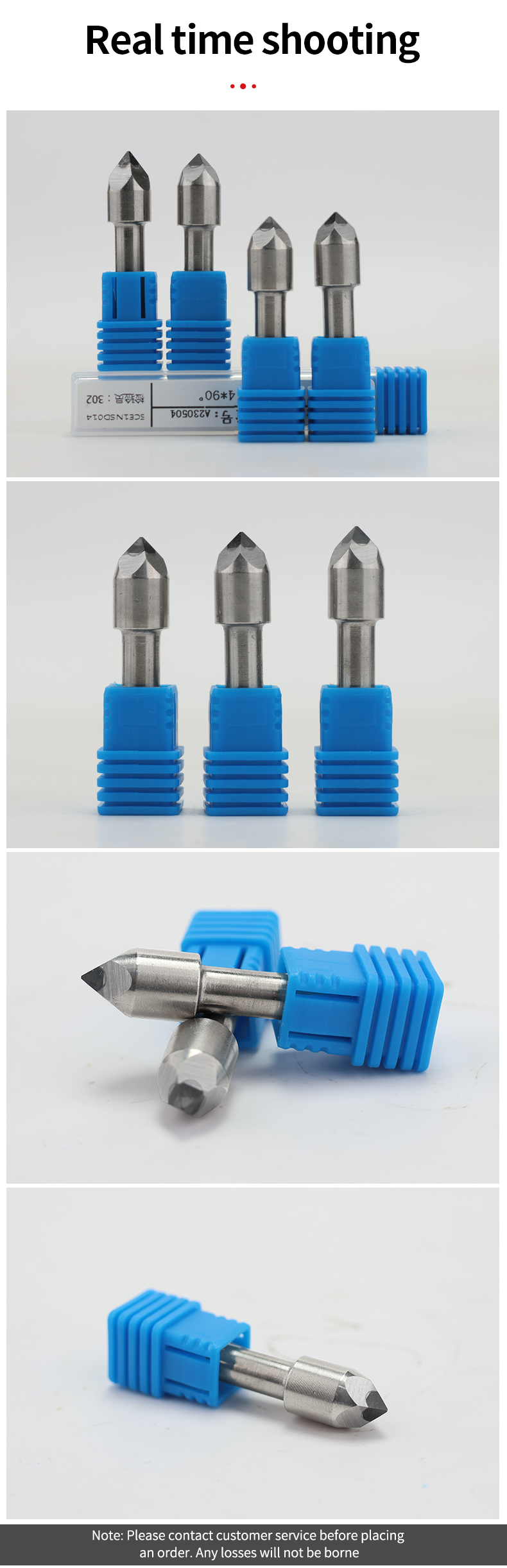High Quality PCD Diamond Four Edge End Mill Marble Granite Stone Carving Tools Engraving Stone Engraving CNC Router Bit