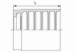 Silver / Golden Hydraulic Hose Fitting , Hydraulic Pipe Fittings Galvanized Zinc