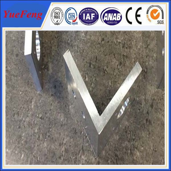China aluminium profile corner joint / aluminum corner profile / aluminium rectangular extrusion factory