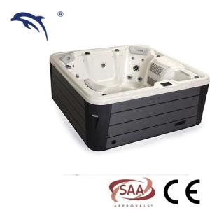 China Outdoor Bubble Massage Tub Acrylic Material , Optional Color Hydromassage Hot Tub factory
