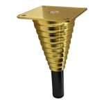 Factory Supply 6inch Iron Cast Wooden Color Black Golden Metal Furniture Sofa
