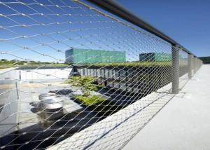 China Inox Webnet Decorative Rope Mesh For Bridges / Stairs Infill Protection factory