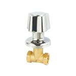Zinc Alloy Handle Brass Stop Valve Chrome Concealed Stop Valve anti leakage